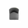 Manhattan Comfort Gansevoort Modern Faux Leather Dining Chair in Pebble Grey Top - Manhattan Comfort Gansevoort Modern Faux Leather Dining Chair in Pebble Grey Top