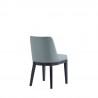 Manhattan Comfort Gansevoort Modern Faux Leather Dining Chair in Pewter Side Angle