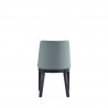 Manhattan Comfort Gansevoort Modern Faux Leather Dining Chair in Pewter Back