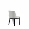 Manhattan Comfort Gansevoort Modern Faux Leather Dining Chair in Stone Grey Back Angle - Manhattan Comfort Gansevoort Modern Faux Leather Dining Chair in Stone Grey Back Angle