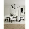 Manhattan Comfort Gansevoort Modern Faux Leather Dining Armchair in Cream Full Set - Manhattan Comfort Gansevoort Modern Faux Leather Dining Armchair in Cream Full Set