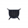 Manhattan Comfort Gansevoort Modern Faux Leather Dining Armchair Bottom