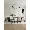 Manhattan Comfort Gansevoort Modern Faux Leather Dining Armchair in Light Grey Full Set - Manhattan Comfort Gansevoort Modern Faux Leather Dining Armchair in Light Grey Full Set