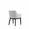 Manhattan Comfort Gansevoort Modern Faux Leather Dining Armchair in Light Grey Back - Manhattan Comfort Gansevoort Modern Faux Leather Dining Armchair in Light Grey Back