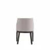Manhattan Comfort Gansevoort Modern Faux Leather Dining Armchair in Light Grey Back - Manhattan Comfort Gansevoort Modern Faux Leather Dining Armchair in Light Grey Back