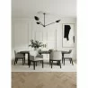 Manhattan Comfort Gansevoort Modern Faux Leather Dining Armchair in Stone Grey Full Set - Manhattan Comfort Gansevoort Modern Faux Leather Dining Armchair in Stone Grey Full Set