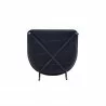 Manhattan Comfort Flor Fabric Dining Chair in Black Bottom - Manhattan Comfort Flor Fabric Dining Chair in Black Bottom