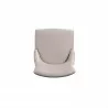 Manhattan Comfort Shubert Modern Faux Leather and Velvet Dining Chair in Light Grey Top - Manhattan Comfort Shubert Modern Faux Leather and Velvet Dining Chair in Light Grey Top