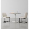 Manhattan Comfort Serena Faux Leather Dining Chair in Cream