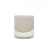 Manhattan Comfort Serena Faux Leather Dining Chair in Cream Top