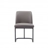 Manhattan Comfort Serena Faux Leather Dining Chair in Grey Front