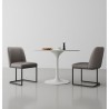 Manhattan Comfort Serena Faux Leather Dining Chair in Grey