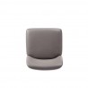 Manhattan Comfort Serena Faux Leather Dining Chair in Grey Top