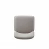 Manhattan Comfort Serena Faux Leather Dining Chair in Light Grey Top - Manhattan Comfort Serena Faux Leather Dining Chair in Light Grey Top