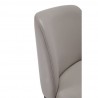 Manhattan Comfort Serena Faux Leather Dining Chair in Light Grey Half