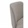 Manhattan Comfort Serena Faux Leather Dining Chair in Light Grey Half - Manhattan Comfort Serena Faux Leather Dining Chair in Light Grey Half