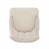 Manhattan Comfort Modern Eda Velvet and Leatherette Dining Chair In Cream Top - Manhattan Comfort Modern Eda Velvet and Leatherette Dining Chair In Cream Top
