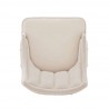 Manhattan Comfort Modern Eda Velvet and Leatherette Dining Chair In Cream Top