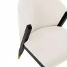  Manhattan Comfort Modern Ola Chenille Dining Chair In Cream Half -  Manhattan Comfort Modern Ola Chenille Dining Chair In Cream Half