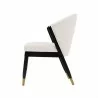  Manhattan Comfort Modern Ola Chenille Dining Chair In Cream Side -  Manhattan Comfort Modern Ola Chenille Dining Chair In Cream Side