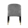 Manhattan Comfort Modern Ola Chenille Dining Chair In Grey Back -  Manhattan Comfort Modern Ola Chenille Dining Chair In Grey Back