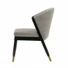  Manhattan Comfort Modern Ola Chenille Dining Chair In Stone Side -  Manhattan Comfort Modern Ola Chenille Dining Chair In Stone Side