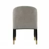  Manhattan Comfort Modern Ola Chenille Dining Chair In Stone Back -  Manhattan Comfort Modern Ola Chenille Dining Chair In Stone Back