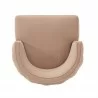 Manhattan Comfort Modern Maya Tufted Velvet Dining Chair In Nude Top - Manhattan Comfort Modern Maya Tufted Velvet Dining Chair In Nude Top