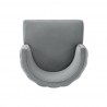 Manhattan Comfort Modern Maya Tufted Velvet Dining Chair In Grey Top