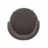 Manhattan Comfort Modern Kaya Pleated Velvet Dining Chair In Grey Top - Manhattan Comfort Modern Kaya Pleated Velvet Dining Chair In Grey Top