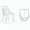 Manhattan Comfort Modern Neda Velvet Dining Chair Size - Manhattan Comfort Modern Neda Velvet Dining Chair Size