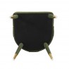 Manhattan Comfort Modern Neda Velvet Dining Chair In Olive Green Bottom