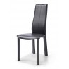 Whiteline Modern Living Allison Dining Chair in Black - Angled View