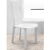 Whiteline Modern Living Allison Dining Chair in White - Lifestyle