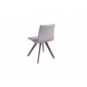 Whiteline Modern Living Olga Dining Chair Taupe - Back