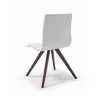 Whiteline Modern Living Olga Dining Chair White - Back - Whiteline Modern Living Olga Dining Chair White - Back