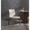 Stella Dining Chair With Taupe Faux Leather - Lifestyle