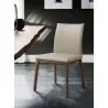 Whiteline Modern Living Stella Dining Chair in Walnut and Taupe - Lifestyle - Whiteline Modern Living Stella Dining Chair in Walnut and Taupe - Lifestyle