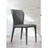 Whiteline Modern Living Hazel Dining Chair With Gray Faux Leather - Lifestyle