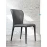 Whiteline Modern Living Hazel Dining Chair With Gray Faux Leather - Lifestyle - Whiteline Modern Living Hazel Dining Chair With Gray Faux Leather - Lifestyle