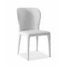Whiteline Modern Living Hazel Dining Chair With White Faux Leather  - Whiteline Modern Living Hazel Dining Chair With White Faux Leather 