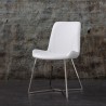 Aileen Dining Chair White Faux Leather Dining Chair