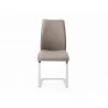 Whiteline Modern Living Katrina Dining Chair - Warm Grey - Whiteline Modern Living Katrina Dining Chair - Warm Grey