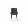 Living Morocco Dining Chair in Black- front view 1