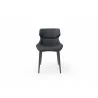 Living Morocco Dining Chair in Black- front view 1 - Living Morocco Dining Chair in Black- front view 1