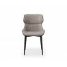 Living Morocco Dining Chair in Gray- front view - Living Morocco Dining Chair in Gray- front view