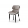 Living Morocco Dining Chair in Gray- side view