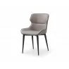 Living Morocco Dining Chair in Gray- side view - Living Morocco Dining Chair in Gray- side view