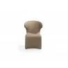 Elena Dining Chair in Taupe-front view 1 - Elena Dining Chair in Taupe-front view 1