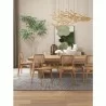 Manhattan Comfort Versailles Square Dining Chair in Nature Cane - Set of 2 - Manhattan Comfort Versailles Square Dining Chair in Nature Cane - Set of 2